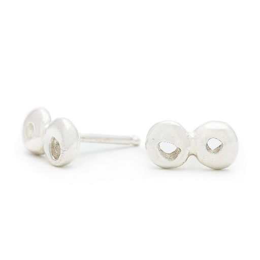 Johanna Brierley Lucky Stone Jewellery Double Dot Earrings