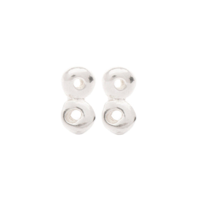 Johanna Brierley Lucky Stone Jewellery Double Dot Earrings