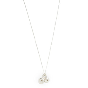 Johanna Brierley Jewellery Design.  Sterling silver lucky stone necklace. Shop online.