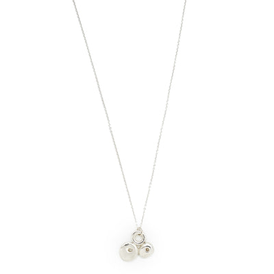 Johanna Brierley Jewellery Design.  Sterling silver lucky stone necklace. Shop online.