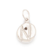 Johanna Brierley Lucky Stone Jewellery Letter N Charm