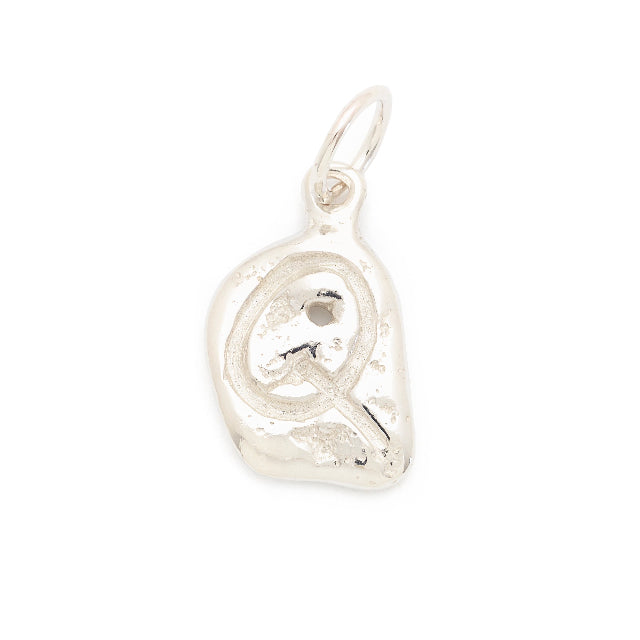 Johanna Brierley Lucky Stone Jewellery Letter Q Charm