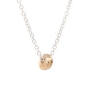 Johanna Brierley Lucky Stone Jewellery One Gold Dot Necklace