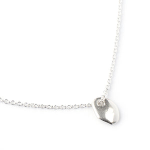 Johanna Brierley Jewellery Design.  Sterling silver lucky stone necklace. Shop online.