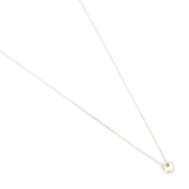 Johanna Brierley Lucky Stone Jewellery Sequin Necklace with small sterling silver lucky stone