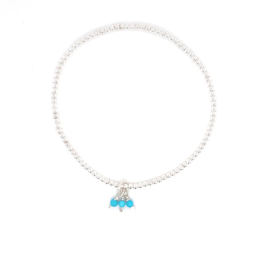 Johanna Brierley Lucky Stone Jewellery Triple Gemstone Classic Stretchie Baby Bracelet