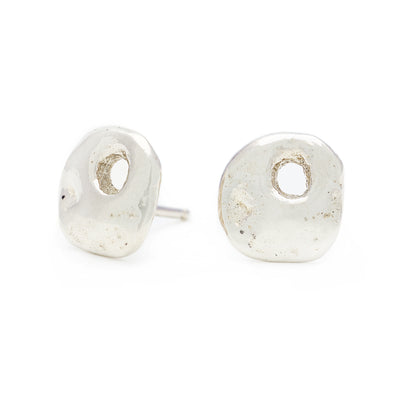 Honeycomb Stud Earrings - Johanna Brierley Jewellery Design