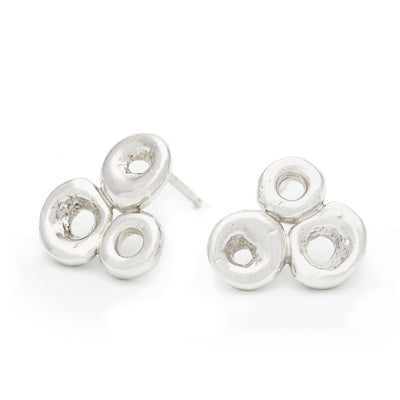 Small Triple Stud Earrings - Johanna Brierley Jewellery Design