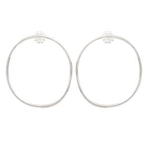 Small Round Hoop Stud Earrings - Johanna Brierley Jewellery Design