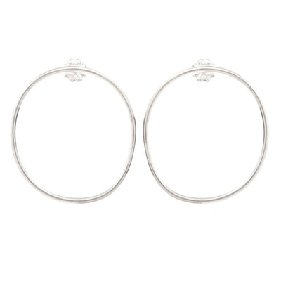 Small Round Hoop Stud Earrings - Johanna Brierley Jewellery Design